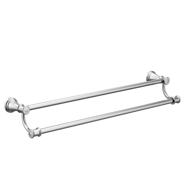 Moen Belfield Bathroom Double 24 Wall Mounted Towel Bar Reviews